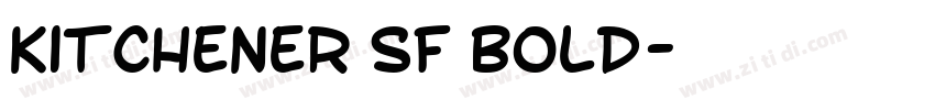 Kitchener SF Bold字体转换